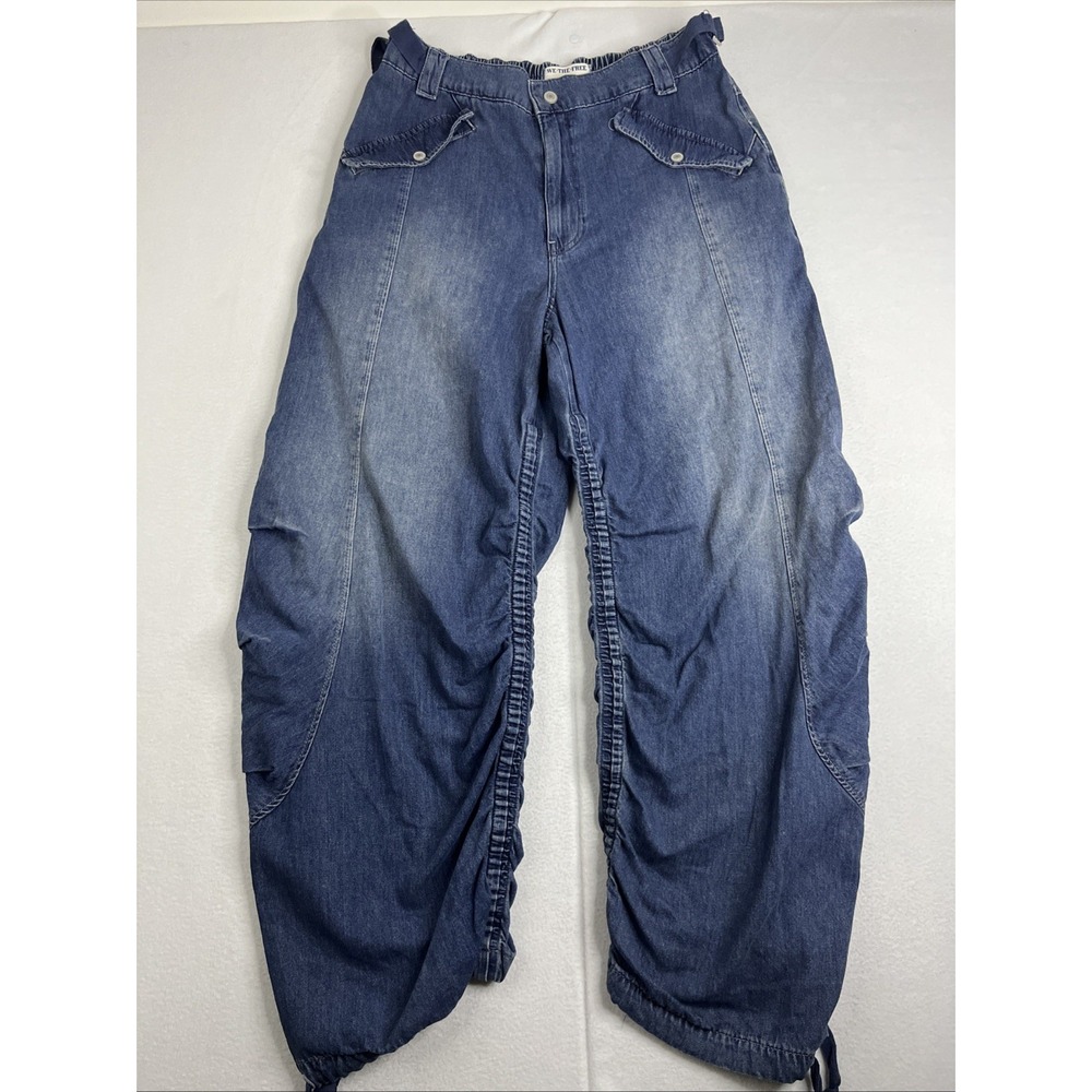 Free People We The Free In a Cinch Pull On Jeans Nashville Sky Blue Medium